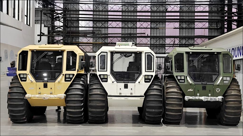 Heavy-duty all-terrain defence mobility vehicle manufactured by JSW Defence
